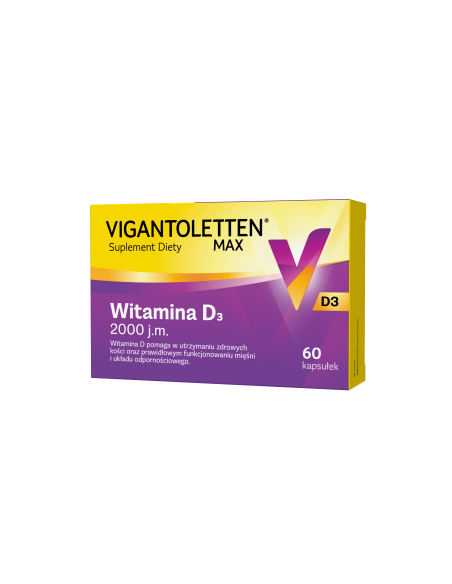 Vigantoletten Max 2000 j.m. 60 kapsułek