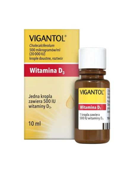 Vigantol 20 000 j.m./ml krople 10 ml