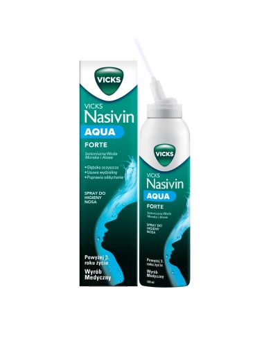 Vicks Nasivin Aqua FORTE spray na zatkany nos...