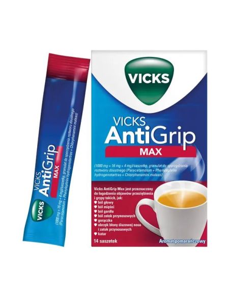 Vicks AntiGrip MAX 14 saszetek