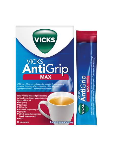 Vicks Antigrip Max 10 saszetek