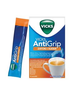 Vicks AntiGrip Zatoki i Katar 10 saszetek