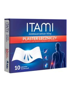 Itami plastry lecznicze 140 mg 10 szt.