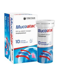 Mucoatac 600 mg tabletki musujące 10 szt.
