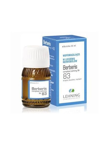 LEHNING Berberis Complexe Nr 83, krople doustne, roztwór 30 ml