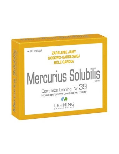 LEHNING Mercurius Solubilis Complexe Nr 39 80...