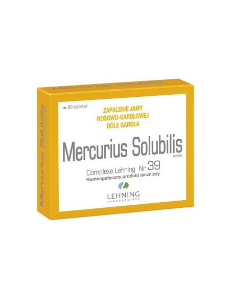 LEHNING Mercurius Solubilis Complexe Nr 39 80 tabletek