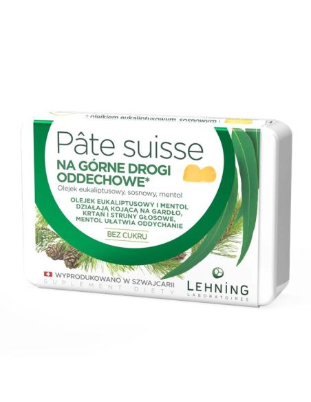 Lehning Pate Suisse Na górne drogi oddechowe żelki 50 g