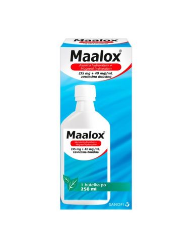 Maalox (35 mg + 40 mg)/ ml, zawiesina doustna,...