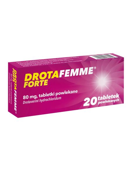 Drotafemme Forte 80 mg 20 tabletek powlekanych