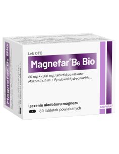 Magnefar B6 Bio 60 tabl.