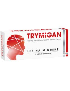 Trymigan 12,5 mg 2 tabletki powlekane
