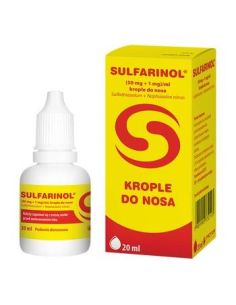Sulfarinol krople do nosa 20 ml
