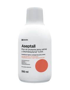 Aseptall Płyn do płukania jamy ustnej 250 ml