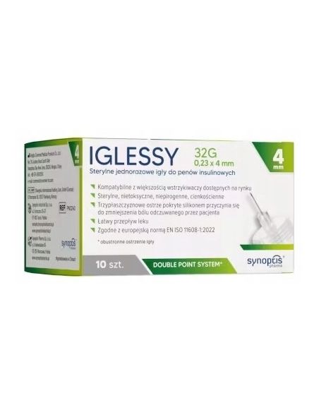IGLESSY 32G Igły do penów 0,23 * 4 mm 10 sztuk