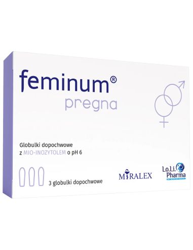 Feminum Pregna globulki dopochwowe 3 sztuki
