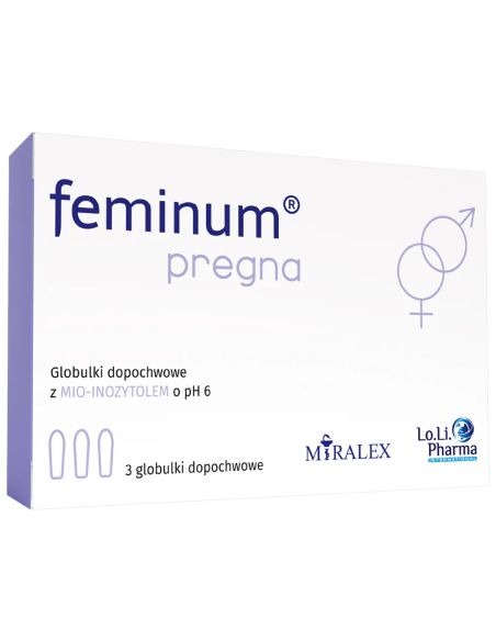 Feminum Pregna globulki dopochwowe 3 sztuki