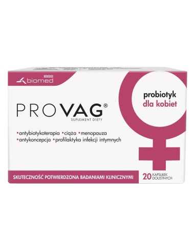 Provag 20 kapsułek doustnych