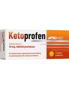 Ketoprofen Apteo Med 50 mg 20 tabletek