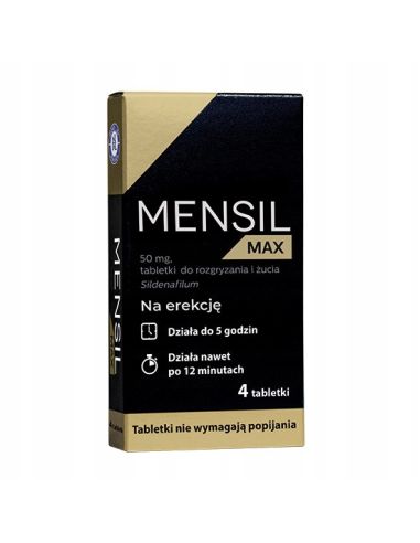 Mensil Max 50 mg 4 tabletki powlekane
