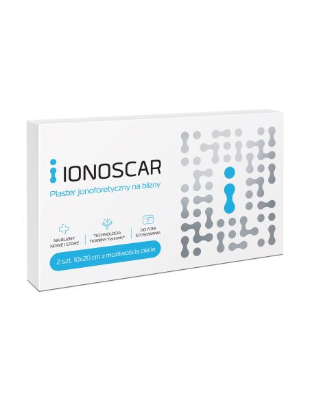 IONOSCAR Plaster jonoforetyczny na blizny 10x20 cm 2 sztuki
