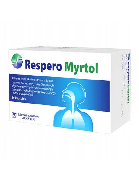 Respero Myrtol 300 mg 50 kapsułek