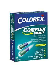 Coldrex Complex Grip Na przeziębienie 16 kapsułek