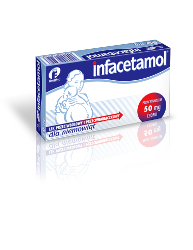 Infacetamol 50mg czopki 10 sztuk