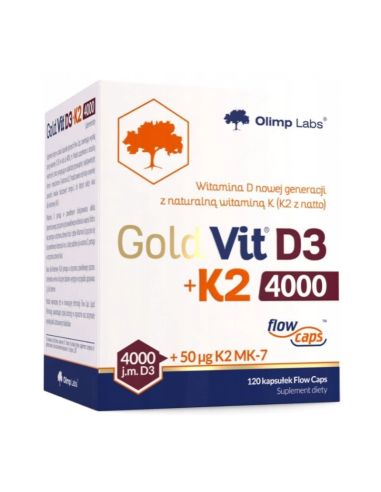 Olimp Gold-Vit D3 + K2 4000 j.m. 120 kapsułek