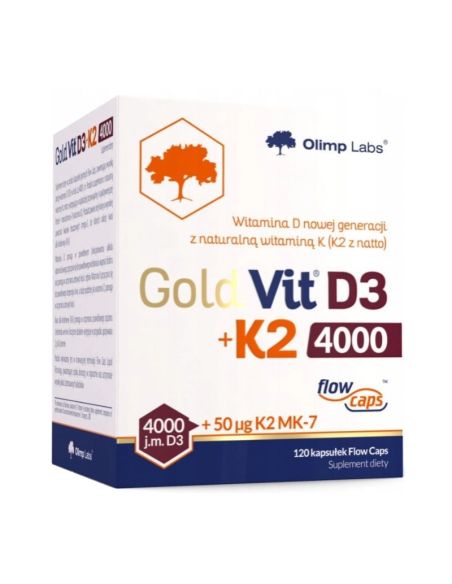 Olimp Gold-Vit D3 + K2 4000 j.m. 120 kapsułek