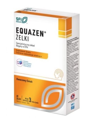 Equazen Żelki o smaku owocowym 60 sztuk