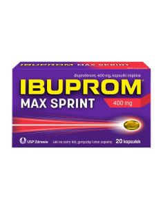 Ibuprom MAX Sprint 400 mg 20 kaps.