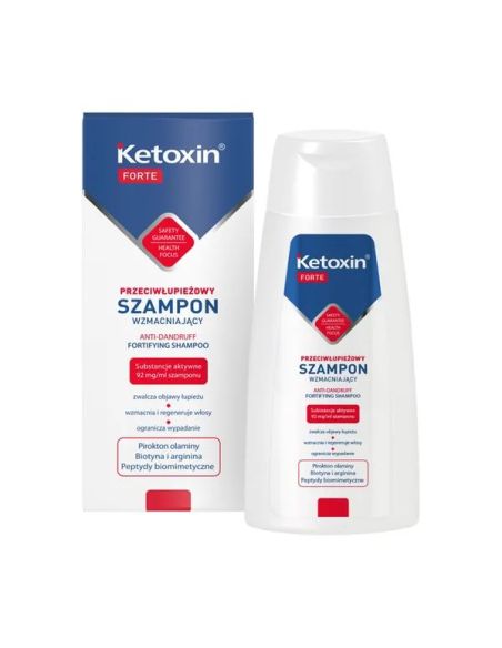 Ketoxin forte wzmacniający szampon przeciwłupieżowy 200 ml