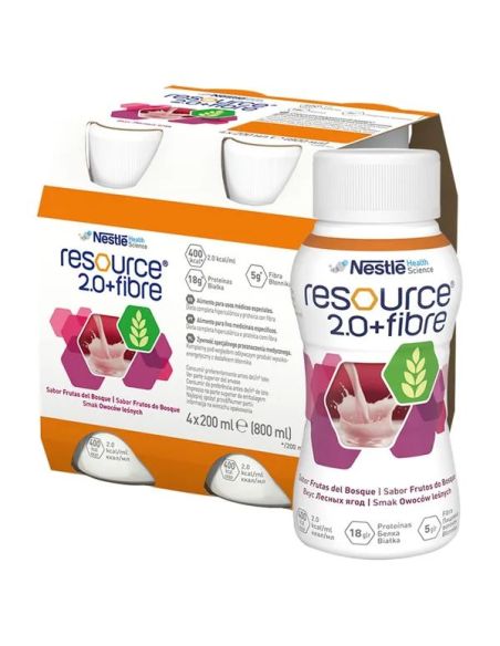 Resource 2.0 Fibre smak owoców leśnych 4 x 200 ml