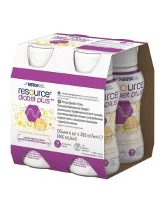 Resource Diabet Plus smak waniliowy 4 x 200 ml