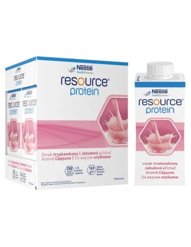 Resource Protein smak truskawkowy 4 x 200 ml