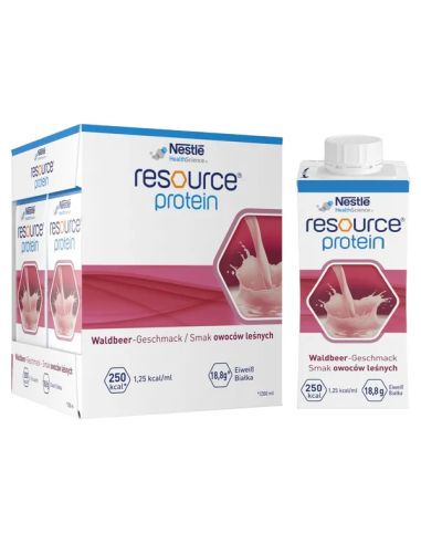 Resource Protein o smaku owoców leśnych 4 x 200 ml