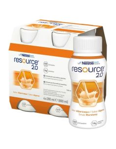 Resource 2.0 smak morelowy 4 x 200 ml