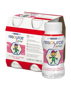 Resource Junior smak truskawkowy powyżej 1 roku 4 x 200 ml