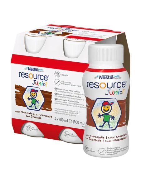 Resource Junior smak czekoladowy 4 x 200 ml