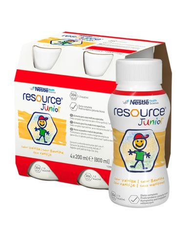 Resource Junior smak waniliowy 4 x 200 ml