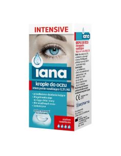 IANA INTENSIVE 0,3% Krople do oczu nawilżające 10 ml