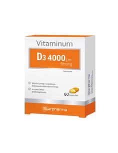 Vitaminum D3 4000 j.m. Strong 60 kapsułek