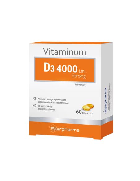 Vitaminum D3 4000 j.m. Strong 60 kapsułek