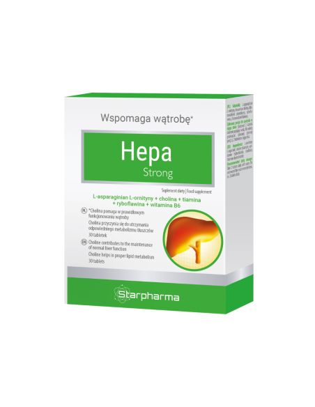 Hepa Strong Wątroba Metabolizm 30 tabletek STARPHARMA