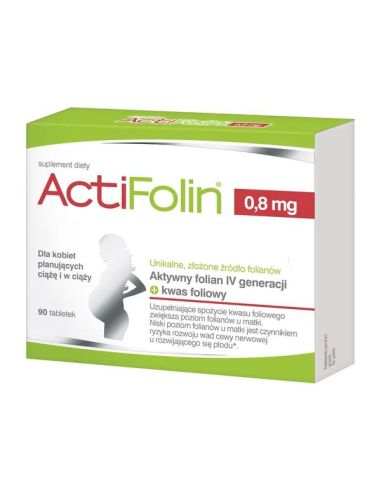 ActiFolin 0,8 mg  90 tabletek