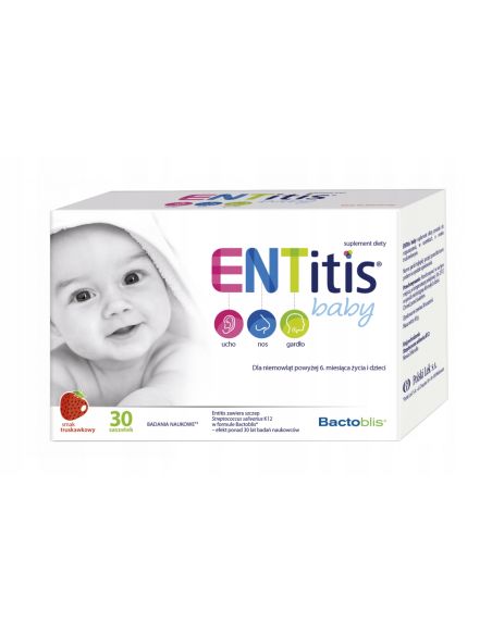 Entitis Baby smak truskawkowy 30 saszetek