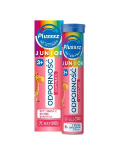 Plusssz JUNIOR 3+ Odporność Complex 20 tabletek musujących