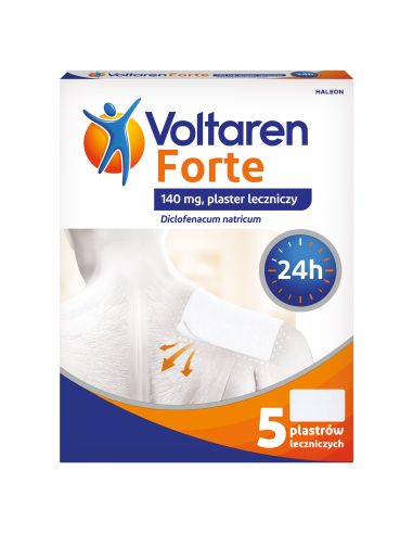 Voltaren Forte 140 mg plaster leczniczy 5 sztuk
