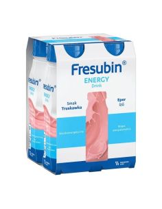 Fresubin Energy Drink o smaku truskawkowym 4 x 200 ml